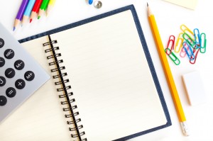 Blank Notebook & Calculator - iStock