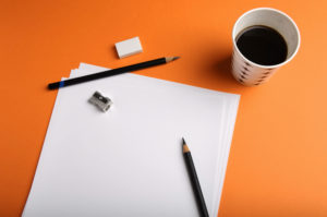 Blank Paper & Cup of Coffee - iStock