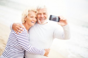 Older Couple Taking A Photo