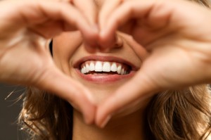 Smile framed with a heart - iStock