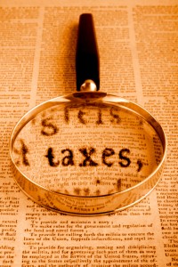 Taxes and Constitutuion - iStock