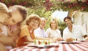 Family at a pinic - iStock
